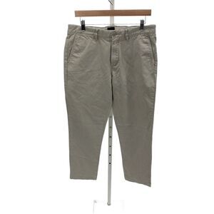 J Crew Mens Beige Cotton Chino Pants Size 32
